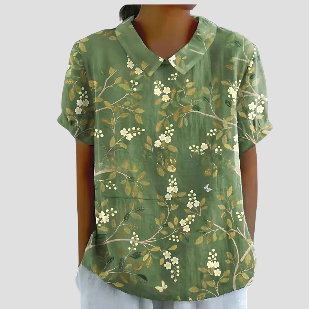 Viola - Blouse Fleurie Printanière