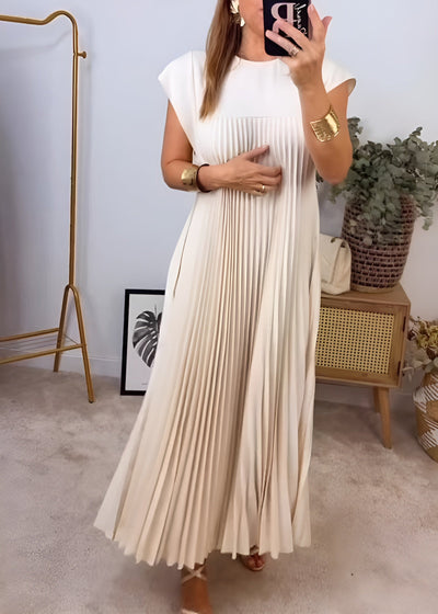 Simone - Élégante Robe Plissée