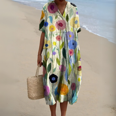 Audrey - Robe Fleurie Printanière