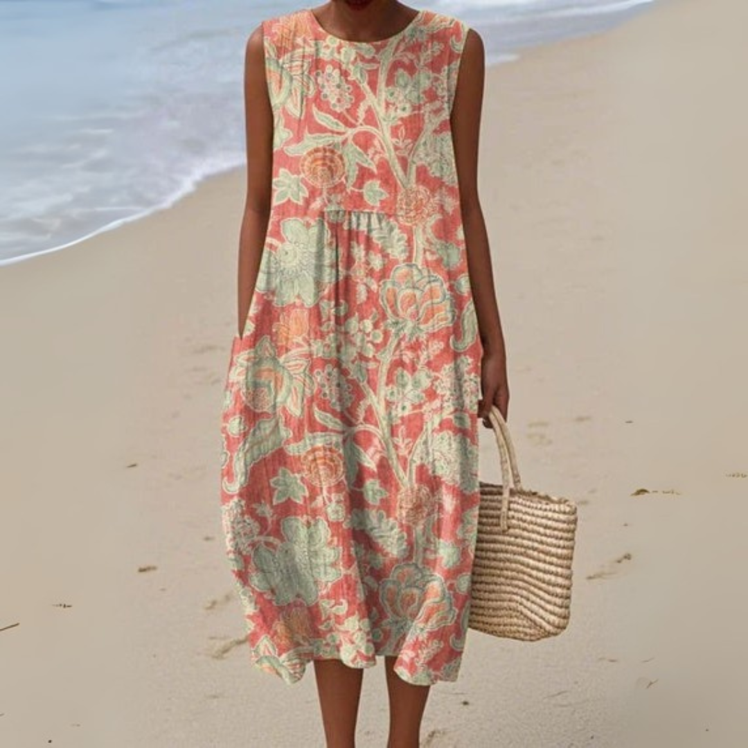 Valeria - Robe Vintage à Fleurs