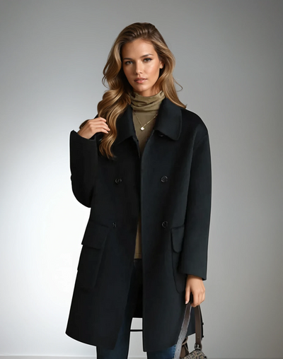 Ava - Manteau Élégant Minimaliste