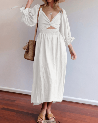 Tana - Robe Élégante En Lin