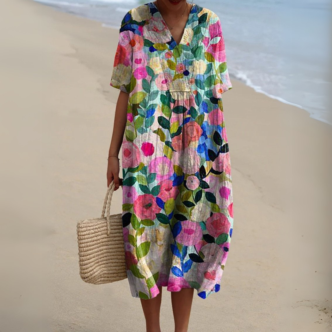 Audrey - Robe Fleurie Printanière
