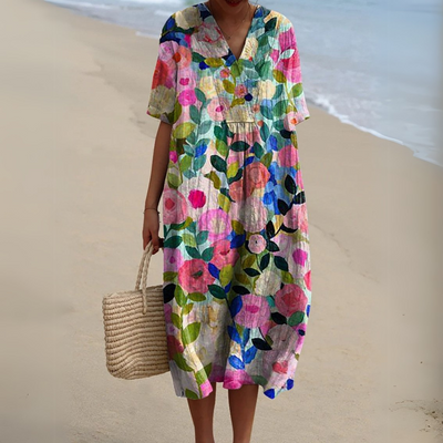 Audrey - Robe Fleurie Printanière