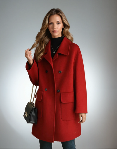 Ava - Manteau Élégant Minimaliste