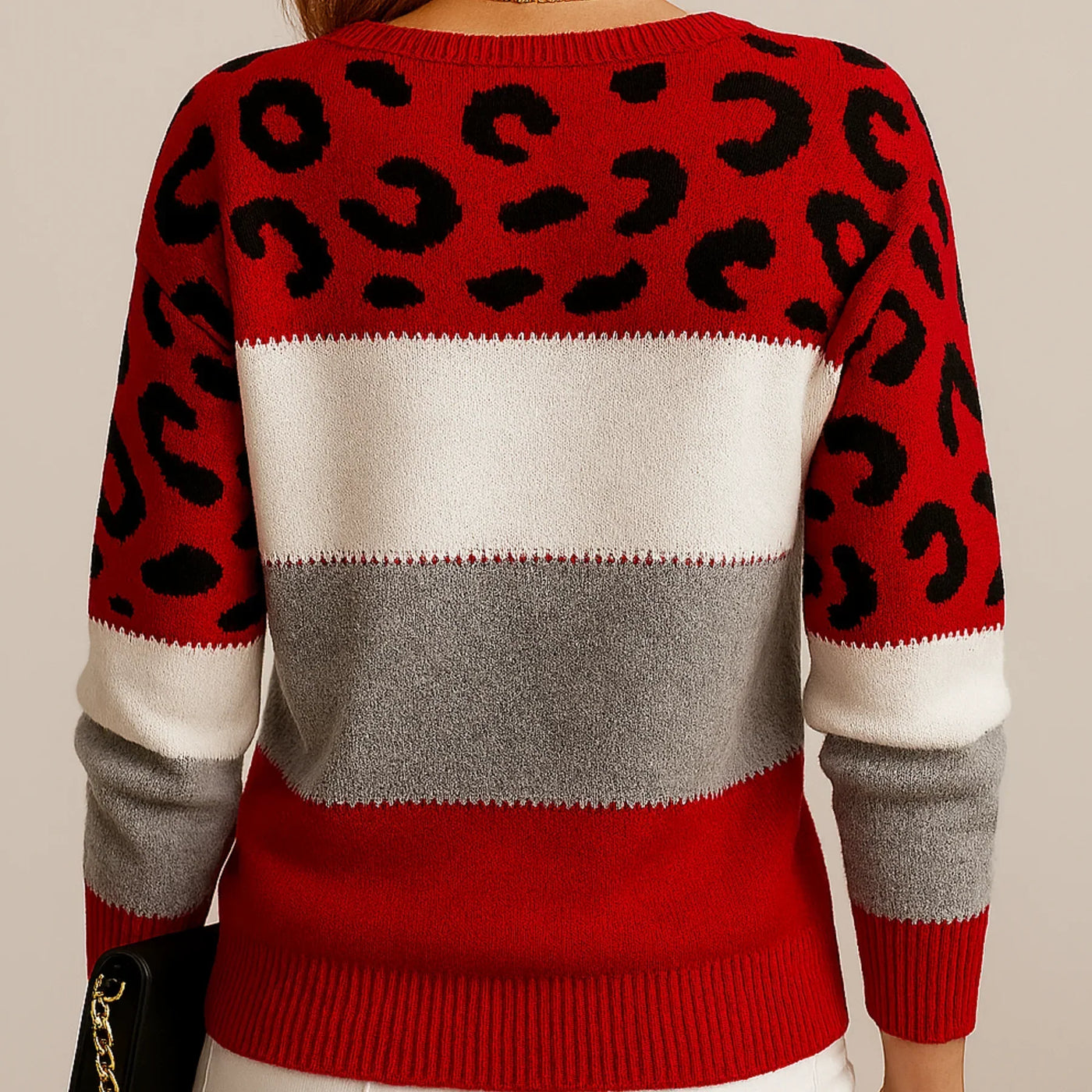 Pascaline - Sweat Imprimé Panthère Chic