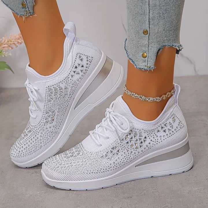 Giselle – Baskets orthopédiques avec des strass étincelants