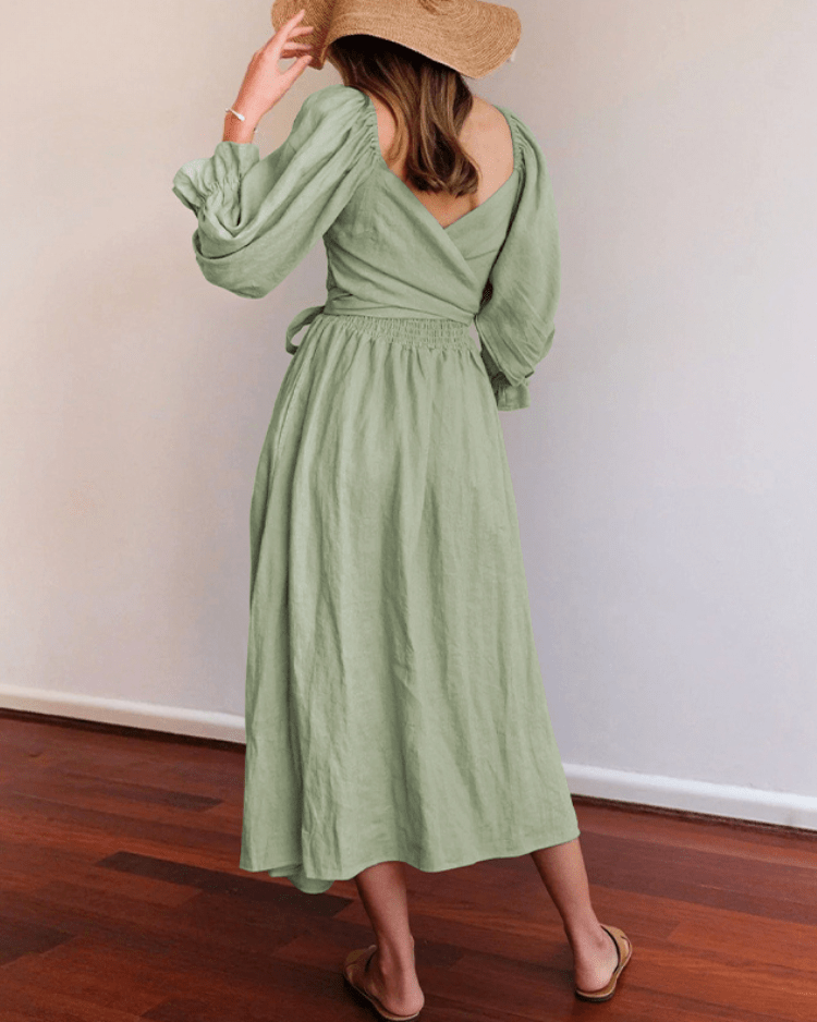 Tana - Robe Élégante En Lin