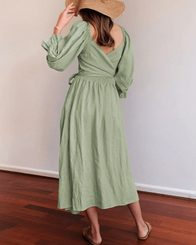 Tana - Robe Élégante En Lin