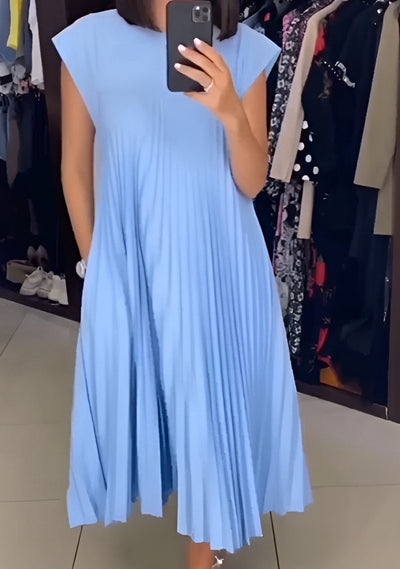 Simone - Élégante Robe Plissée