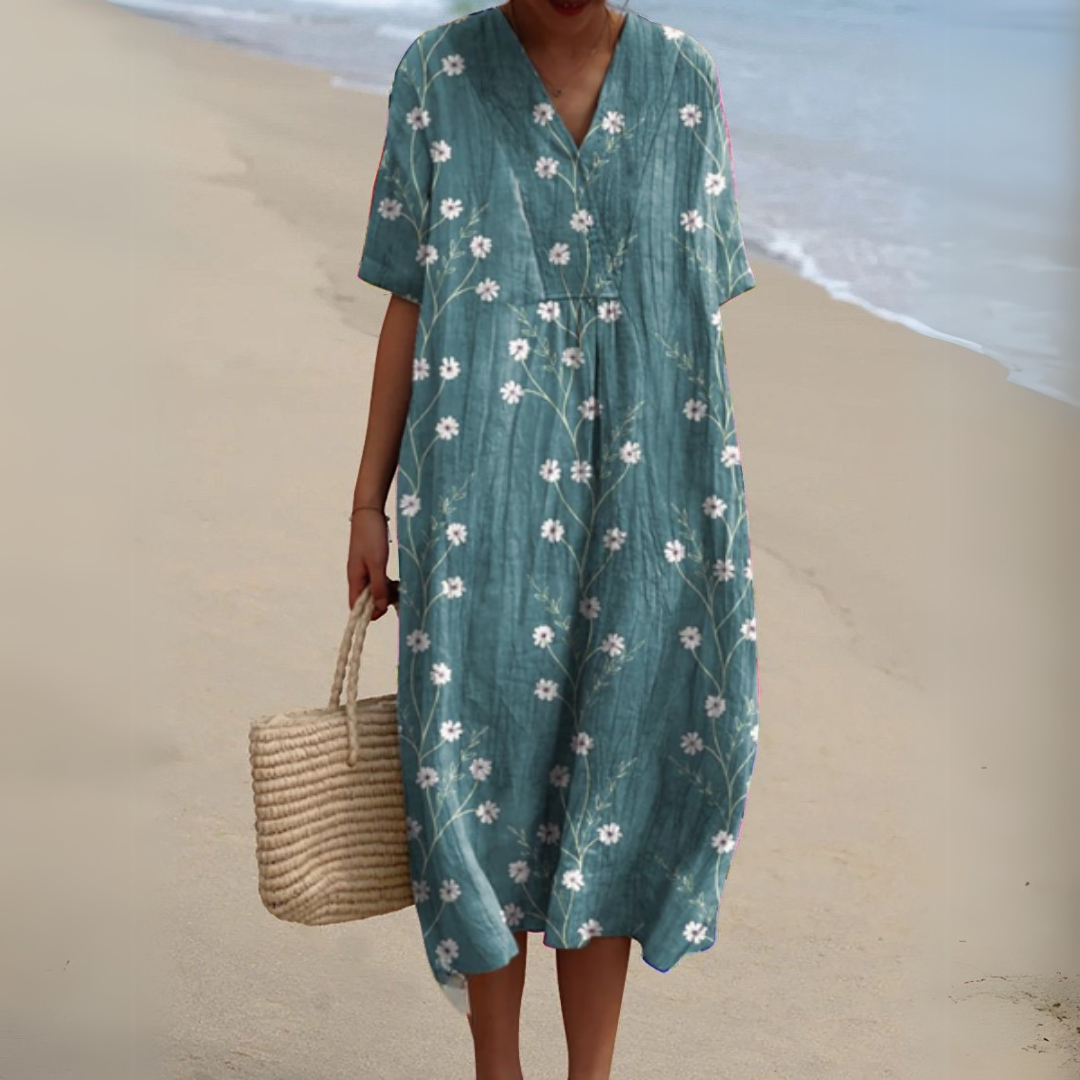 Audrey - Robe Fleurie Printanière