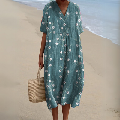 Audrey - Robe Fleurie Printanière