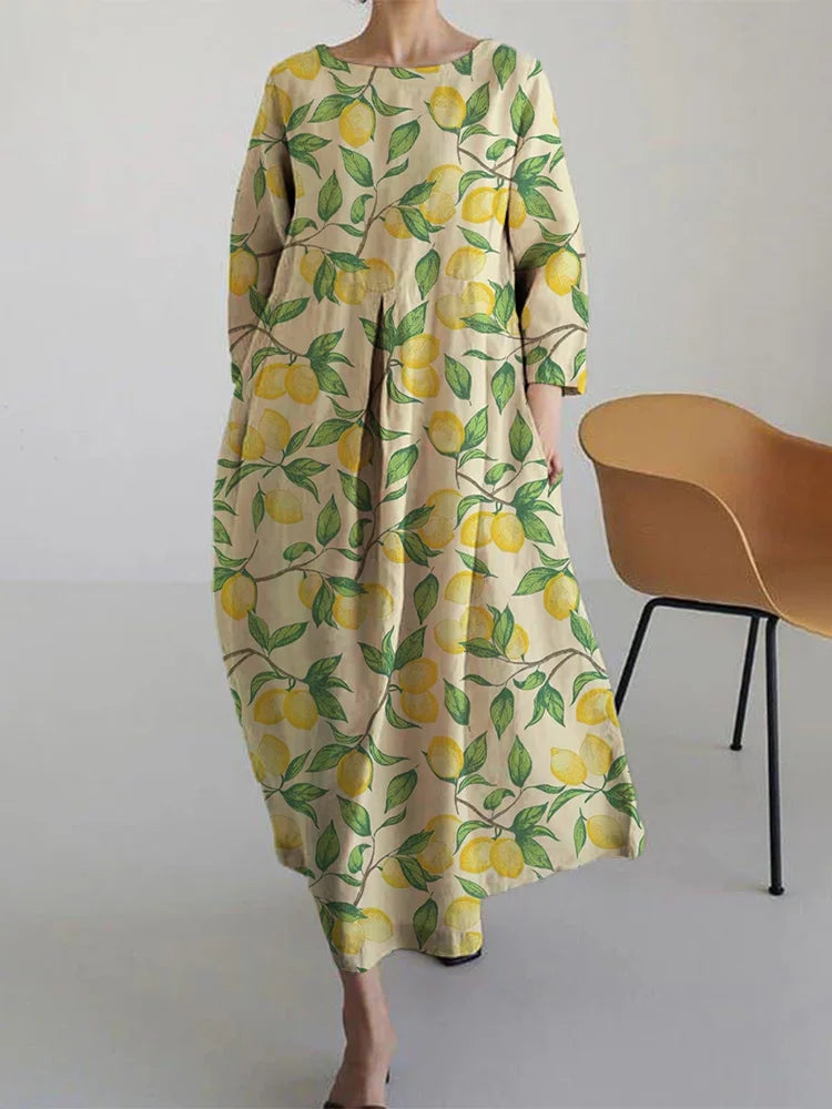 Aurora - Robe Midi Fleurie Été