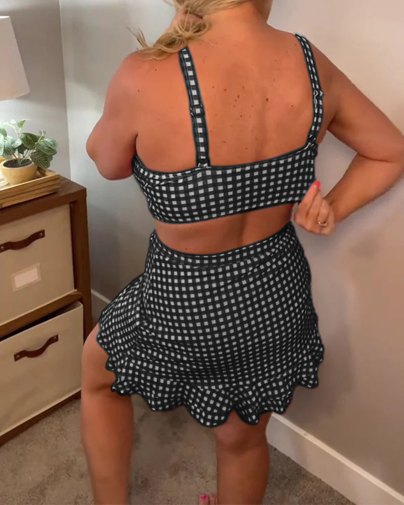 Avia - Bikini à Carreaux Chic
