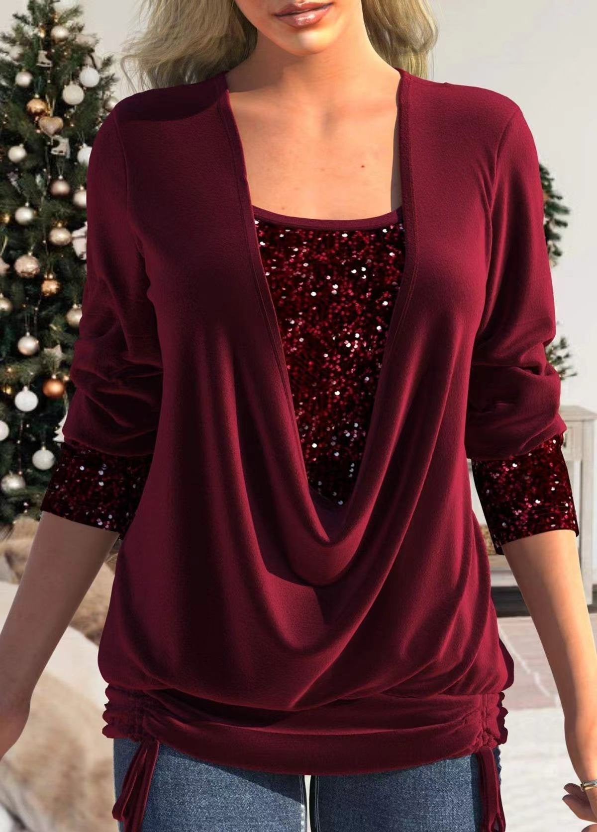 Flaire - Haut Scintillant Glamour