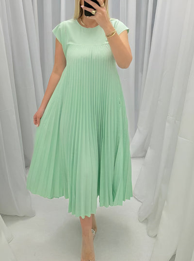 Simone - Élégante Robe Plissée
