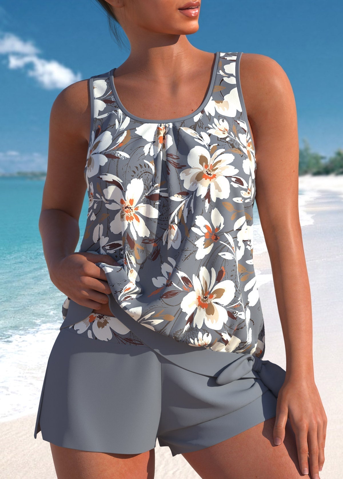 Ari - Tankini Asymétrique Chic