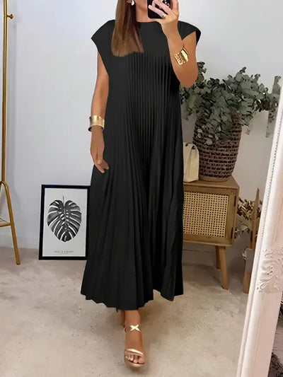 Simone - Élégante Robe Plissée