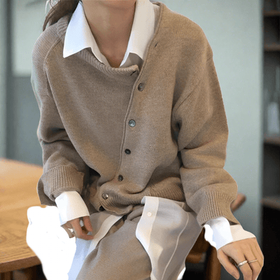 Cathy - Cardigan Doux Élégant