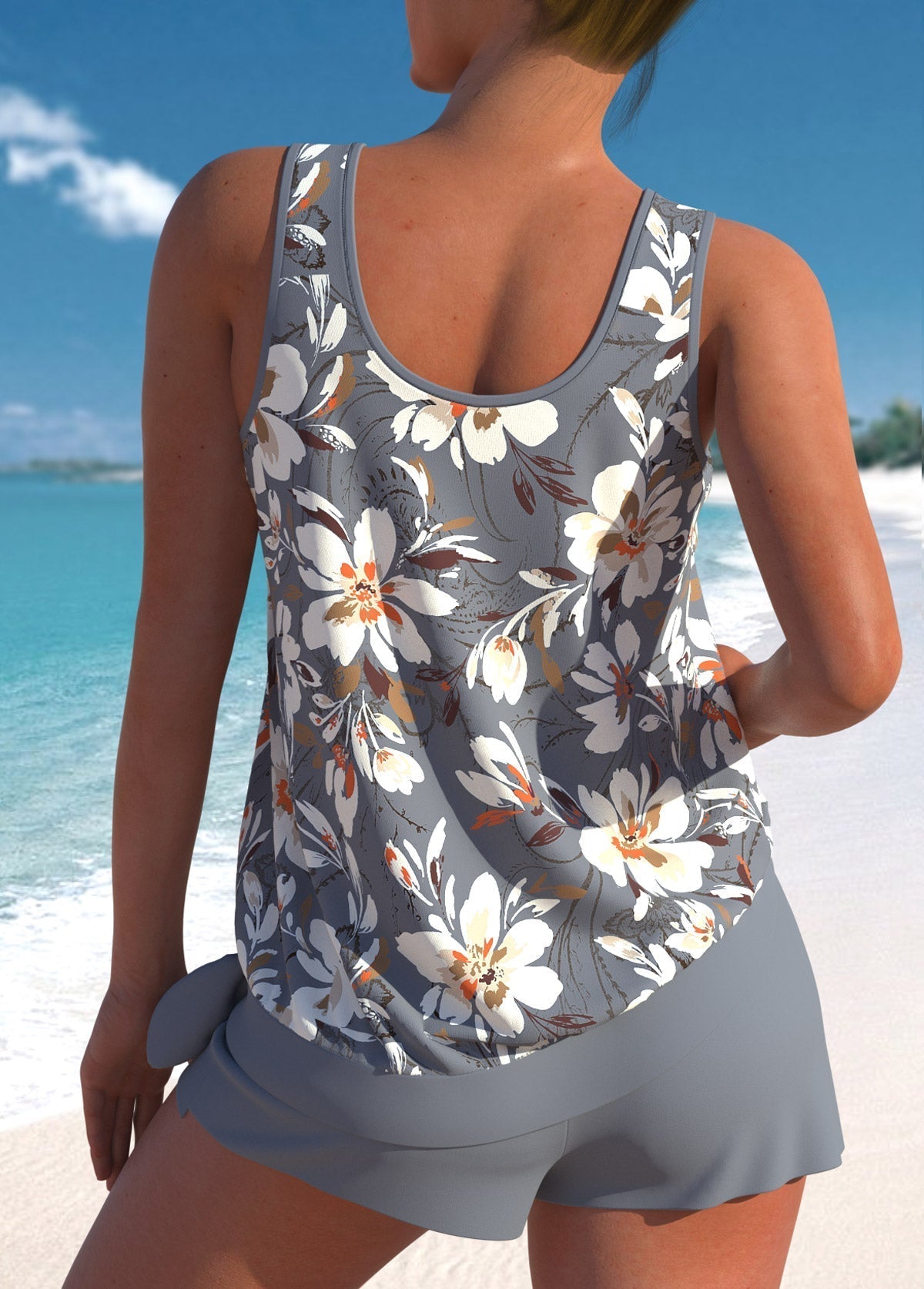 Ari - Tankini Asymétrique Chic