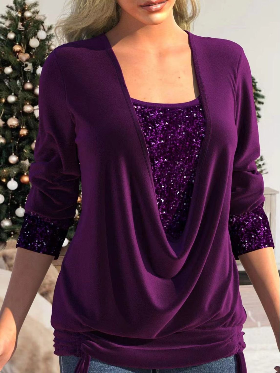 Flaire - Haut Scintillant Glamour