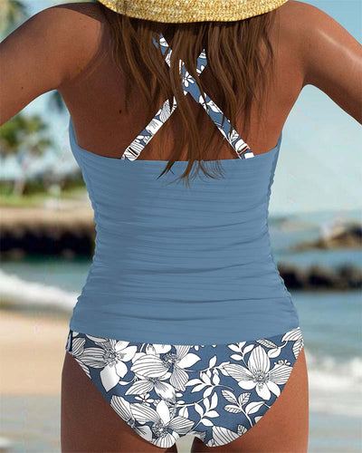 Catrina - Tankini Croisé Élégant