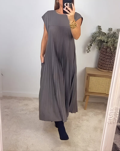 Simone - Élégante Robe Plissée