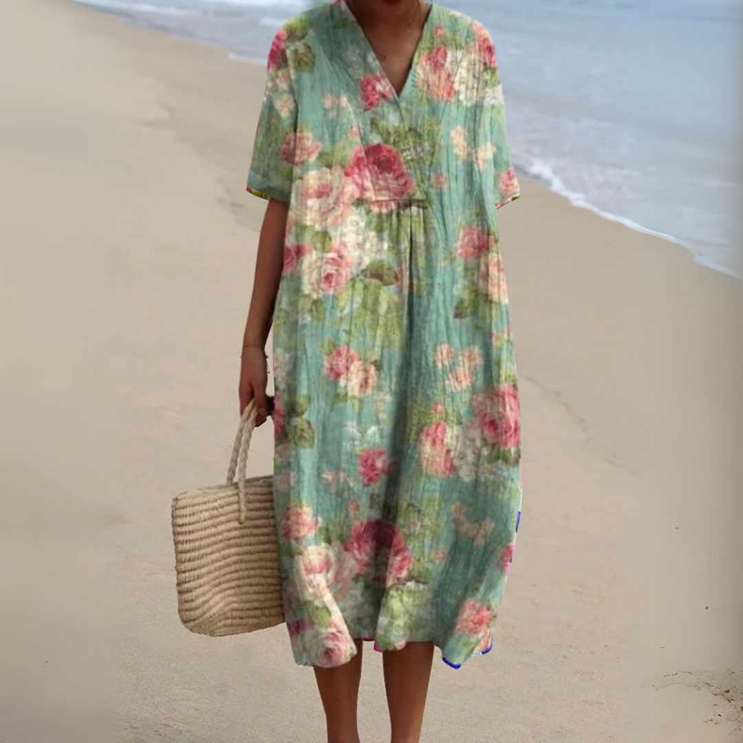 Audrey - Robe Fleurie Printanière