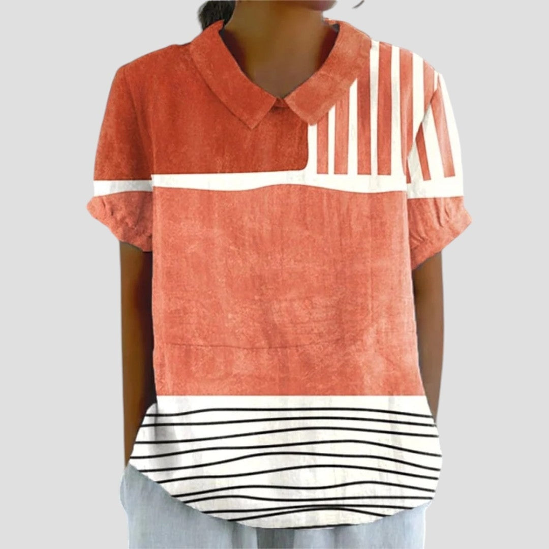 Bianca - Blouse À Imprimés Chic
