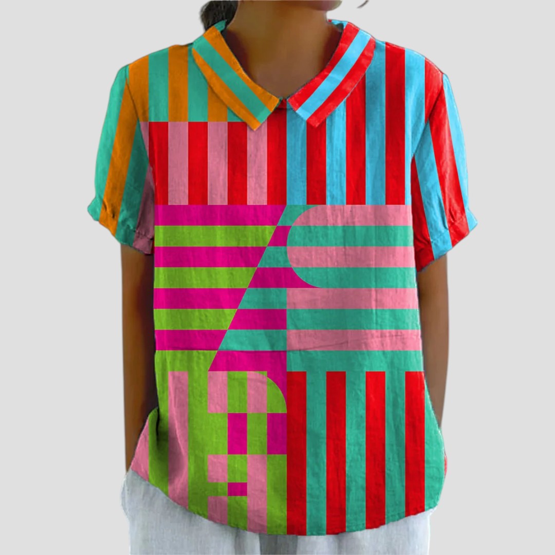 Anita - Blouse À Imprimé Chic