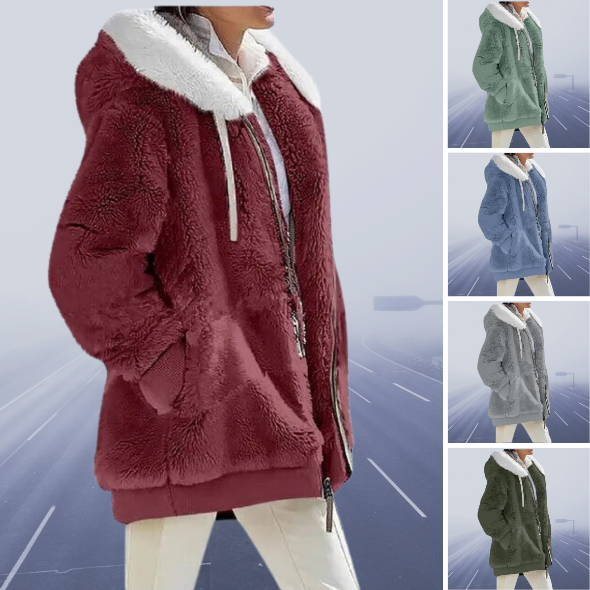 Alessandra - Veste Décontractée Hiver