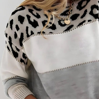 Pascaline - Sweat Imprimé Panthère Chic