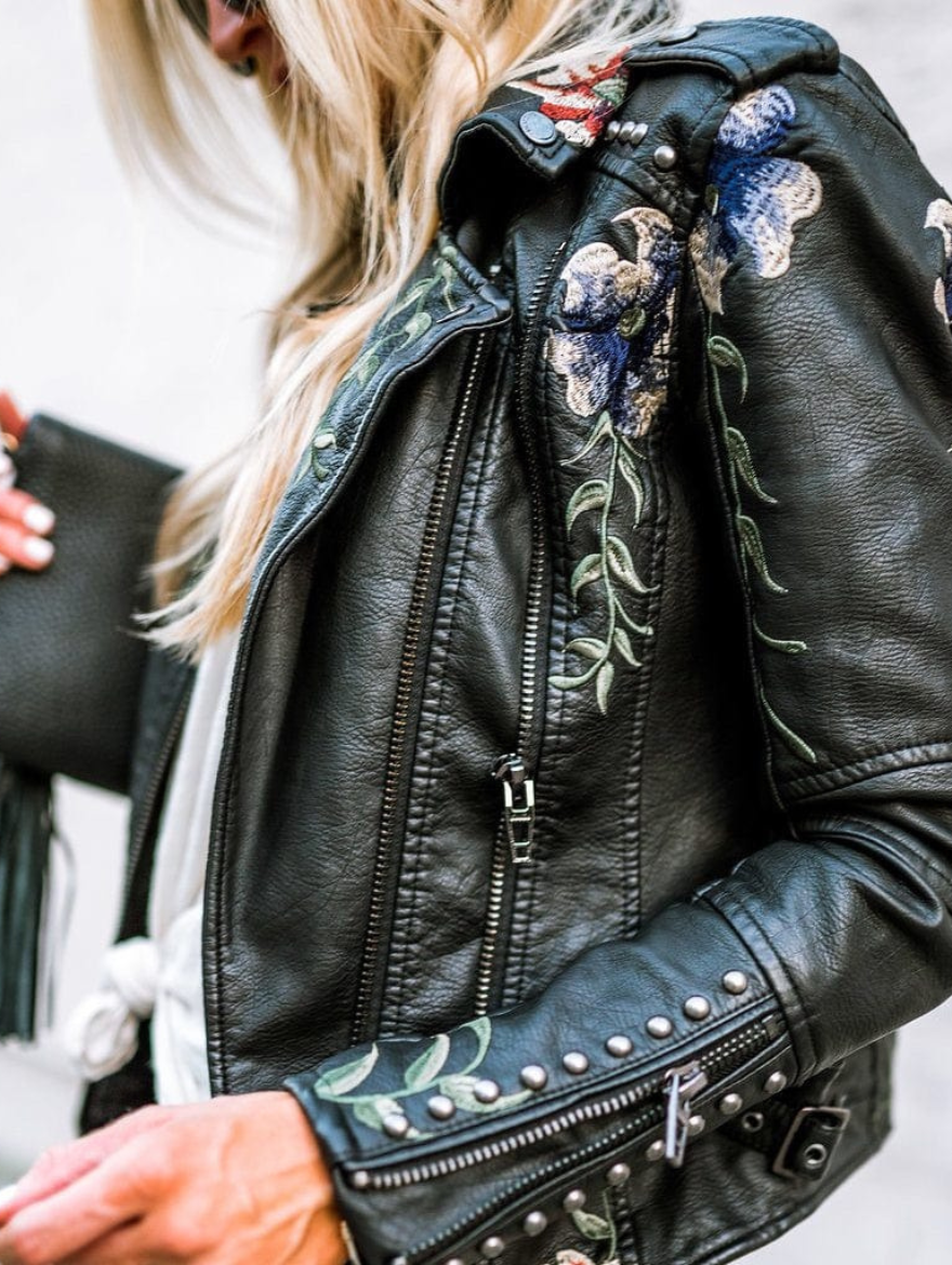 Livia - Veste Fleurie Rétro Chic