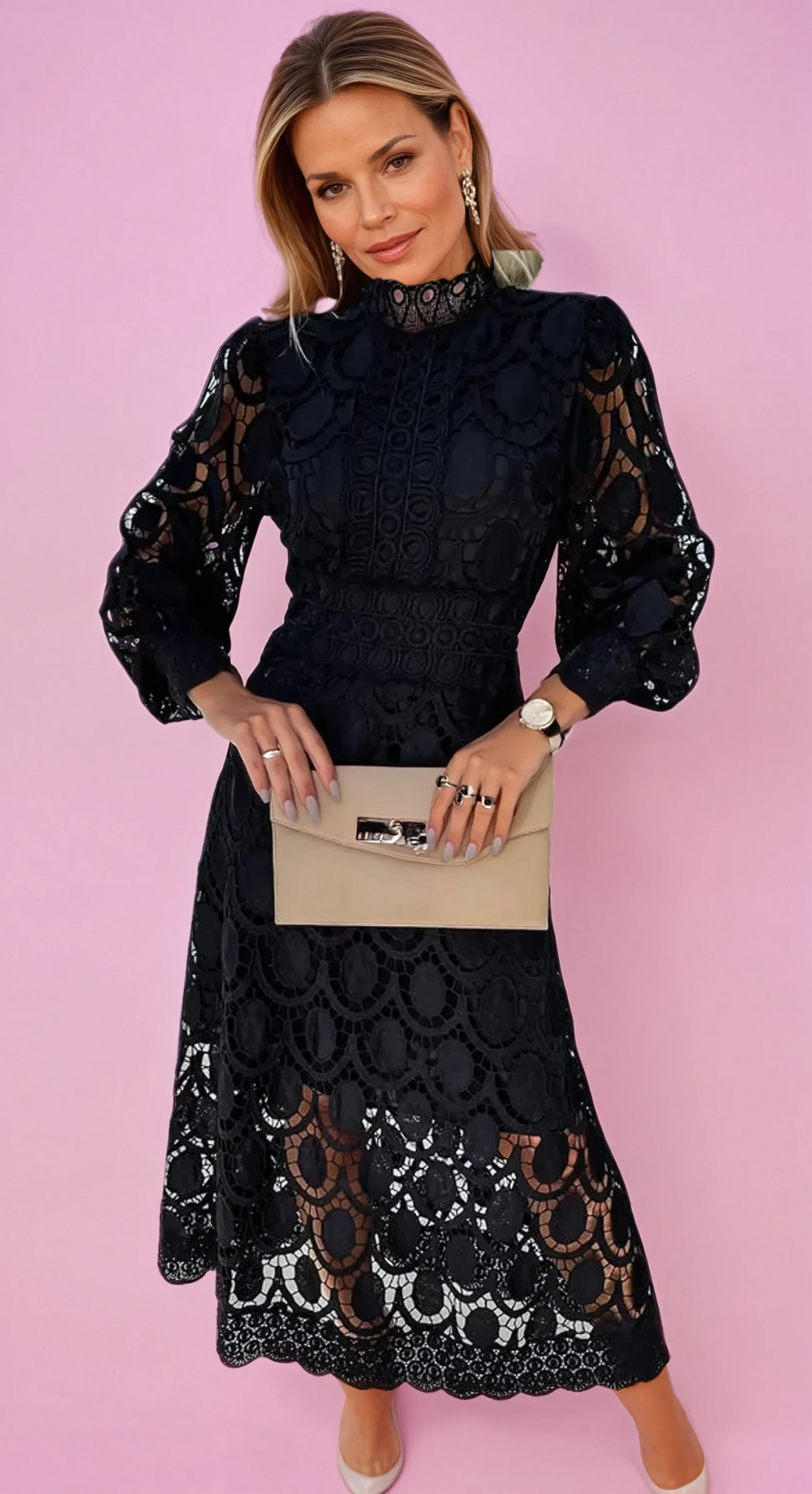 Charlotte - Élégante Robe Midi