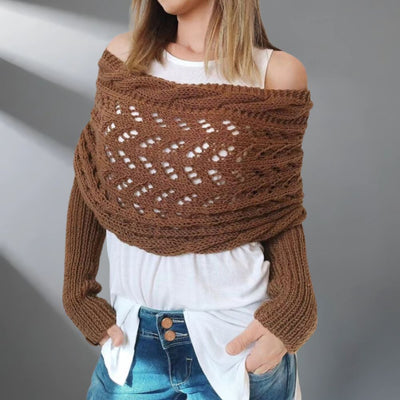 WarmWrap™ - Élégant Châle Tissé