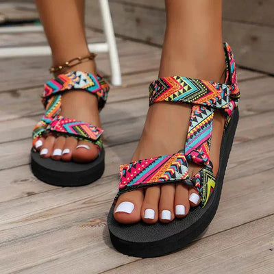 Allegra - Sandales Bohèmes Colorées