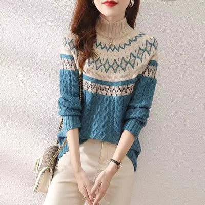 Aurelie - Pull Hiver Scandinave Chic