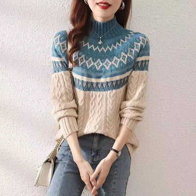 Aurelie - Pull Hiver Scandinave Chic
