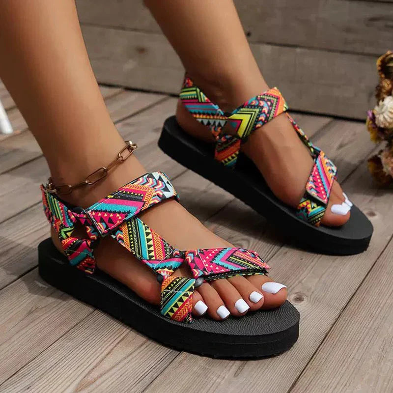Allegra - Sandales Bohèmes Colorées