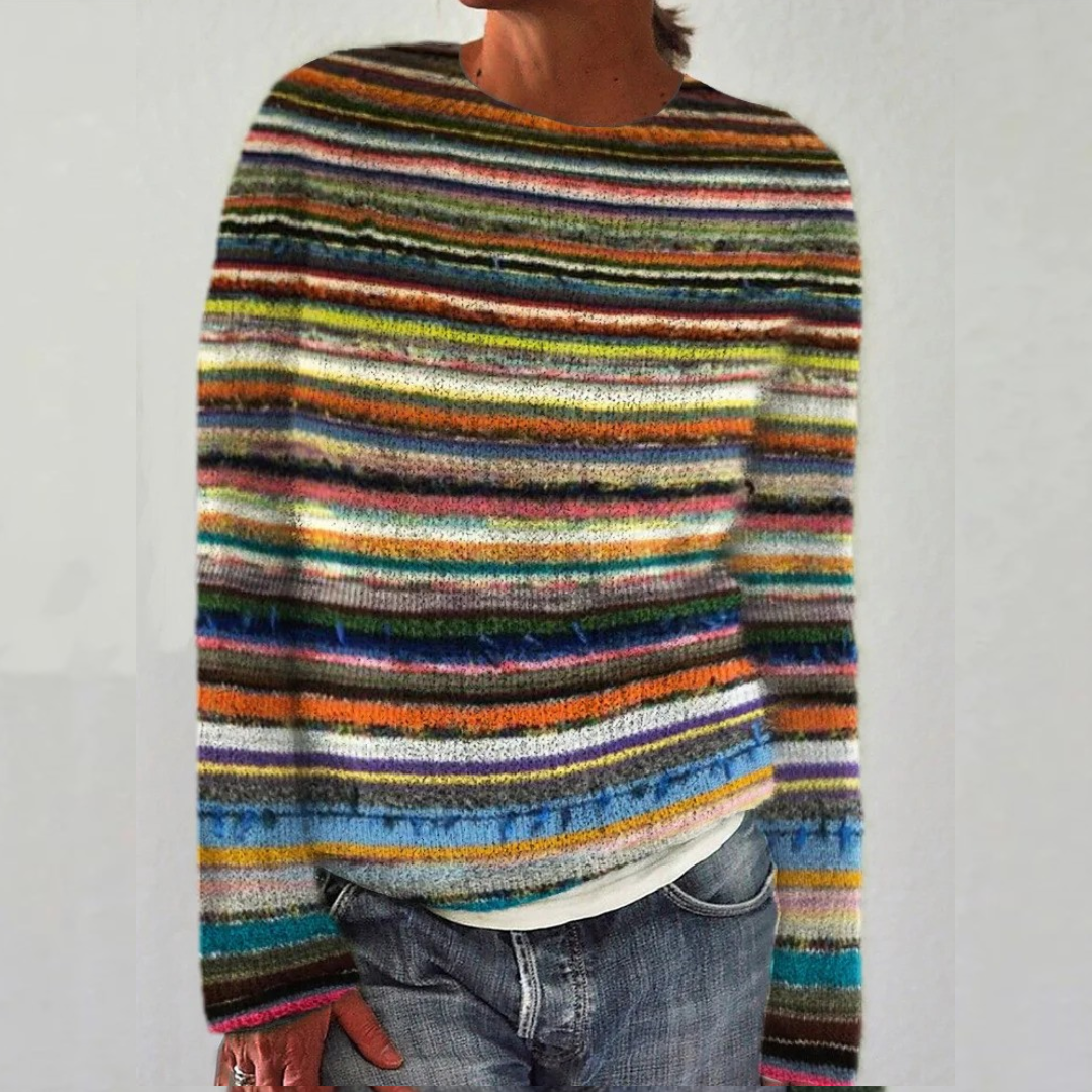 Silvara - Pull Rétro Coloré