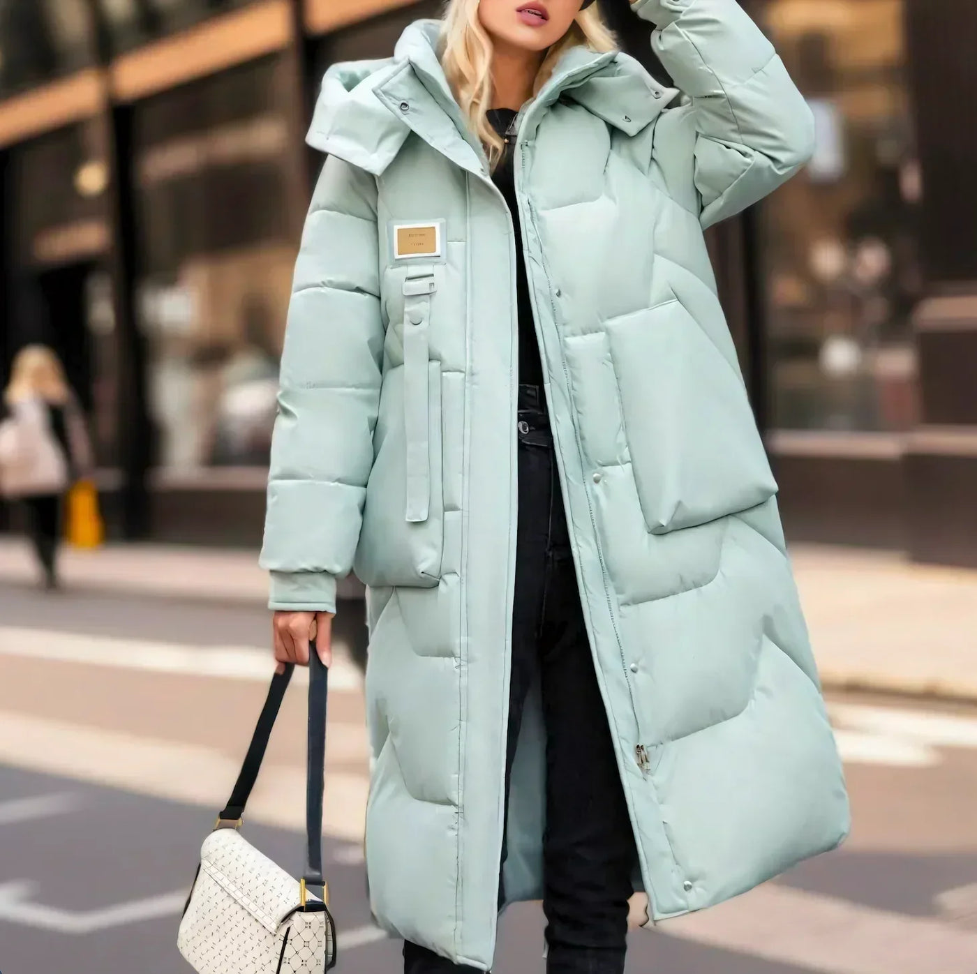 Wendy - Manteau Long Élégant Imperméable