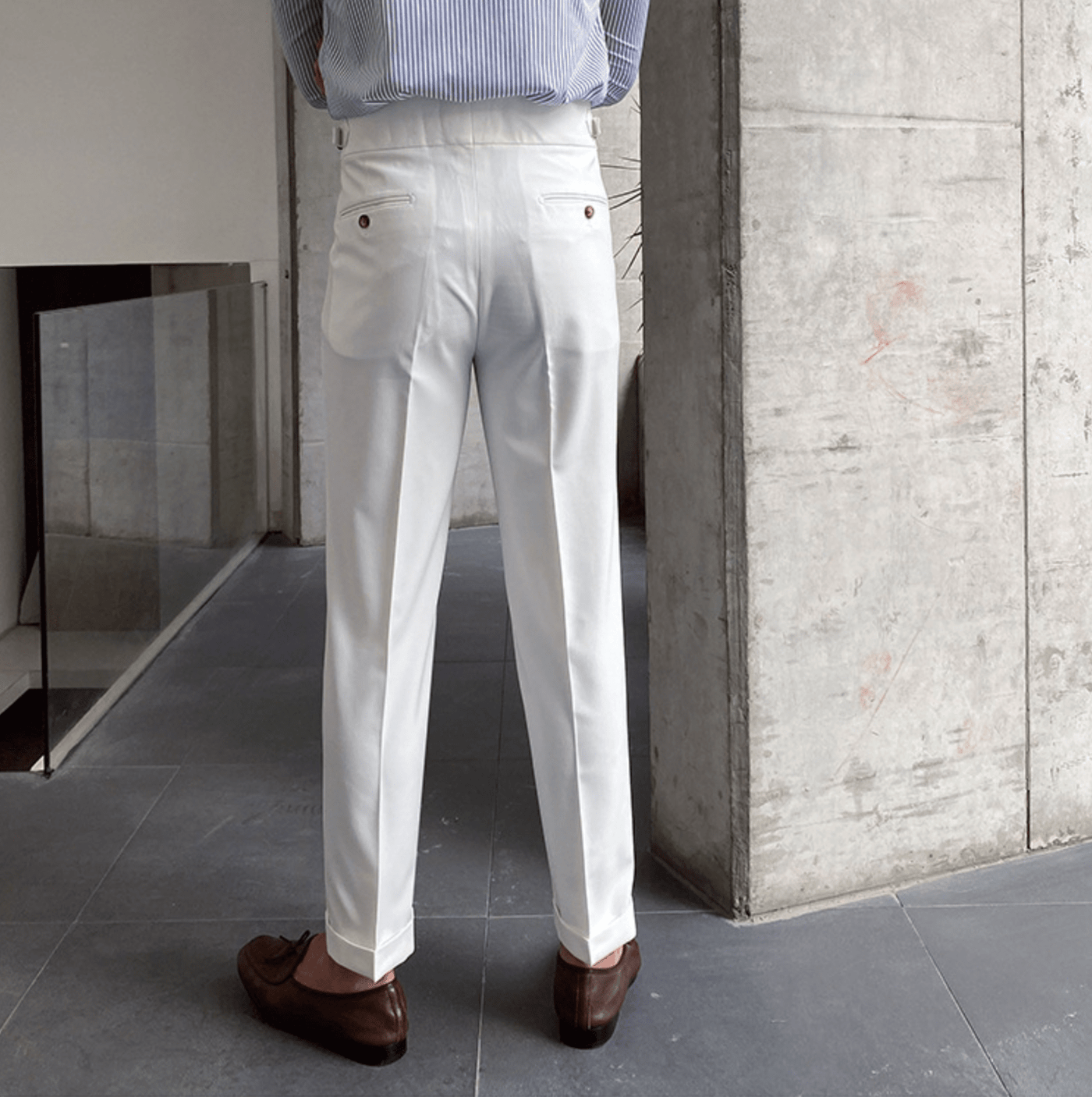 Edward - Pantalons Taille Haute Élégants