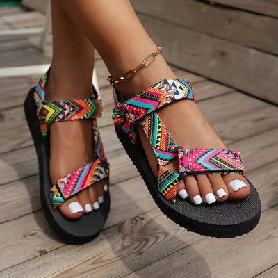 Allegra - Sandales Bohèmes Colorées
