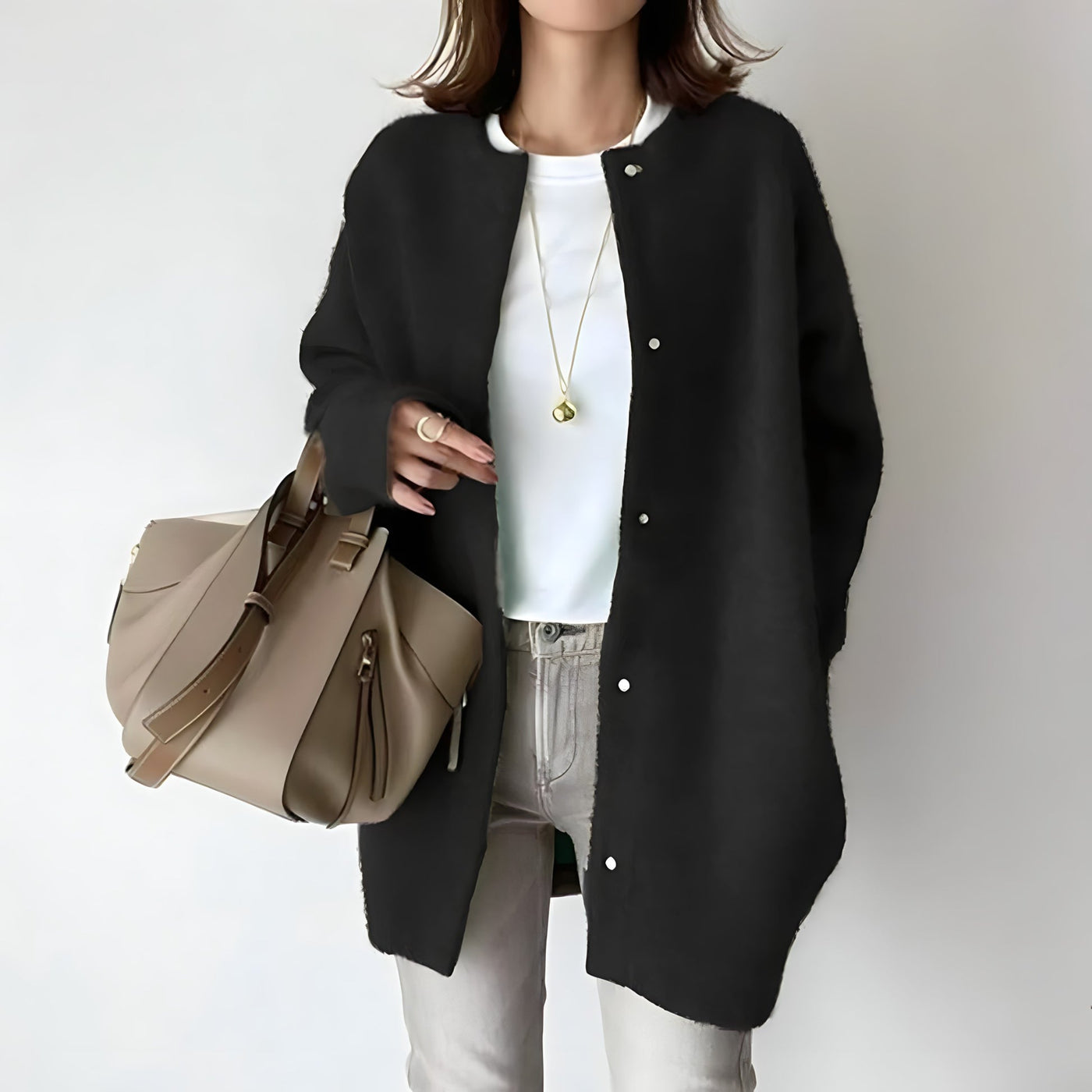 Whitney - Élégant Cardigan À Boutons
