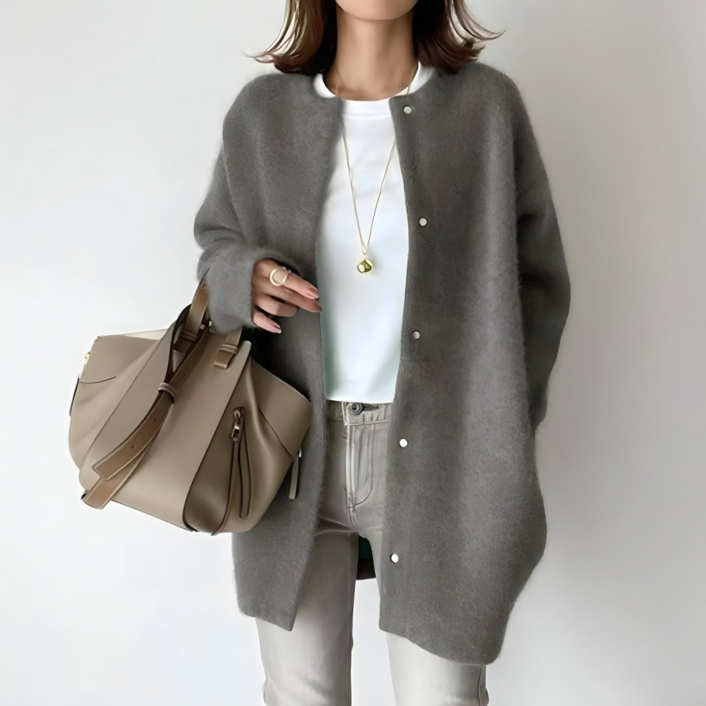 Whitney - Élégant Cardigan À Boutons