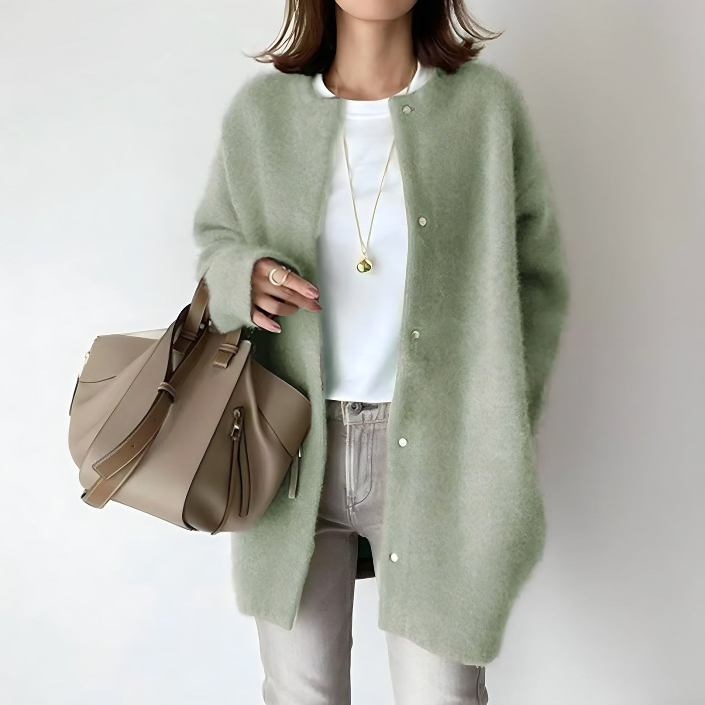 Whitney - Élégant Cardigan À Boutons
