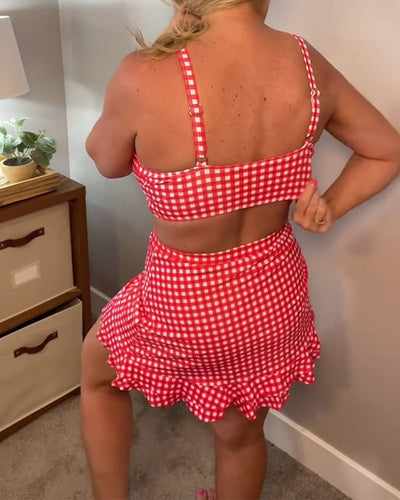 Avia - Bikini à Carreaux Chic