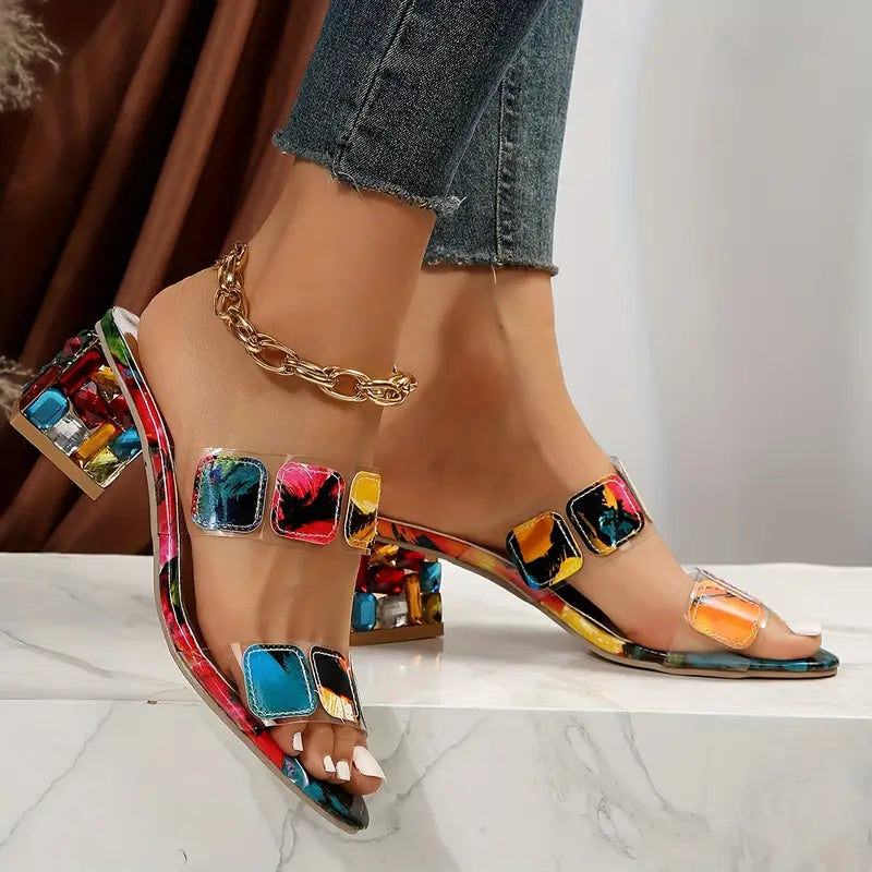 Chiara - Sandales Colorées Confortables