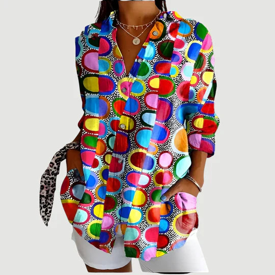 Amalie - Blouse Colorée et Confortable