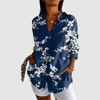Amalie - Blouse Géométrique Confortable